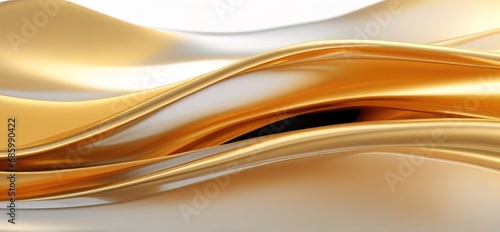 gold wave abstract background