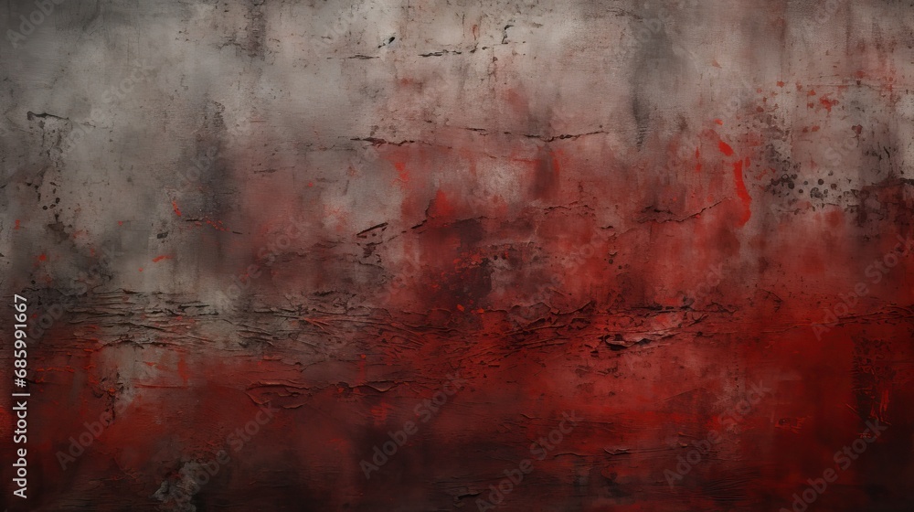 Mystical Wall Texture Abstract Black and Red with Gradient Backdrop. Generative AI