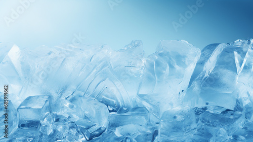 beautiful winter ice wallpaper blue background
