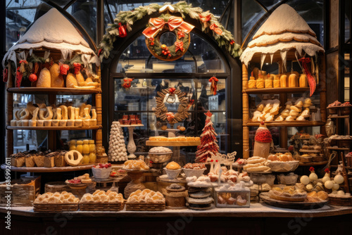 Bakery Christmas display