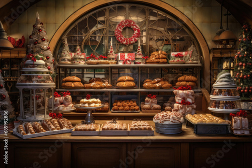 Bakery Christmas display