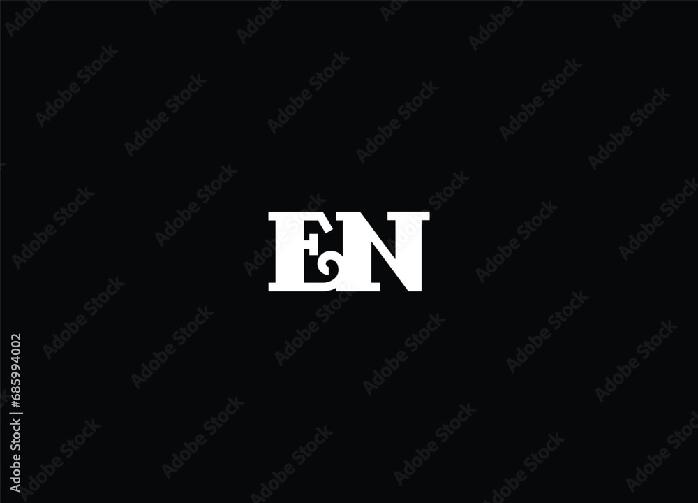 EN letter logo design and initial logo EN letter logo design and initial logo