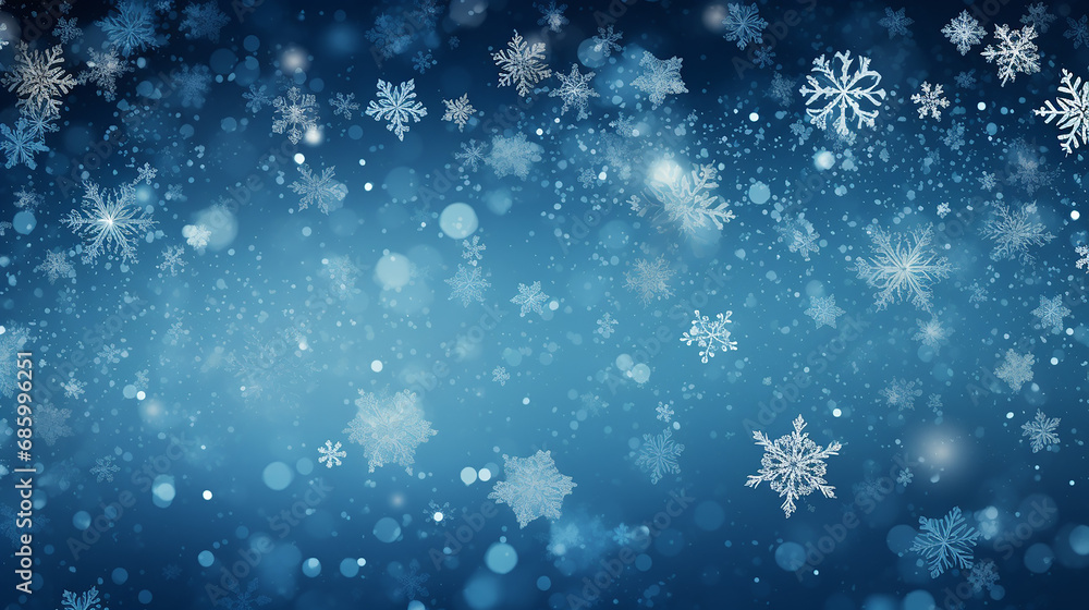 winter snowflakes background