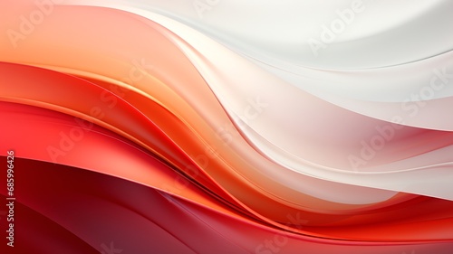 抽象的な白と赤のデジタルパターンの背景 photo