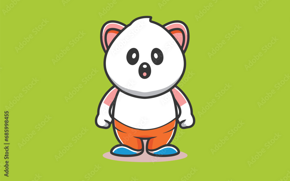 Illustration of a boy with a smile Illustration of a boy with a smile