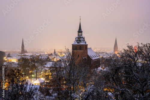 Lüneburger Wintermorgen.
Aussicht vom Kalkberg photo
