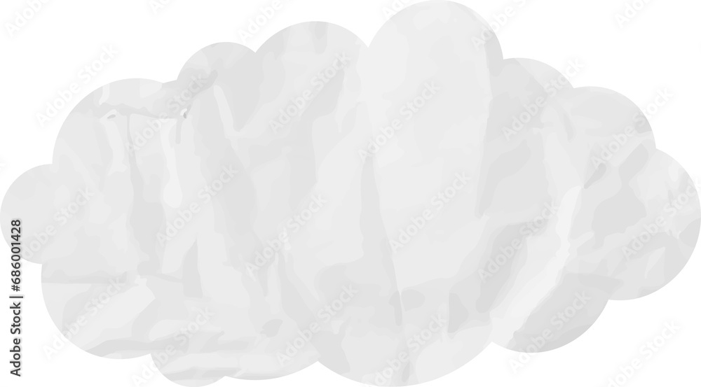 cloud paper wrinkled cloud paper wrinkled