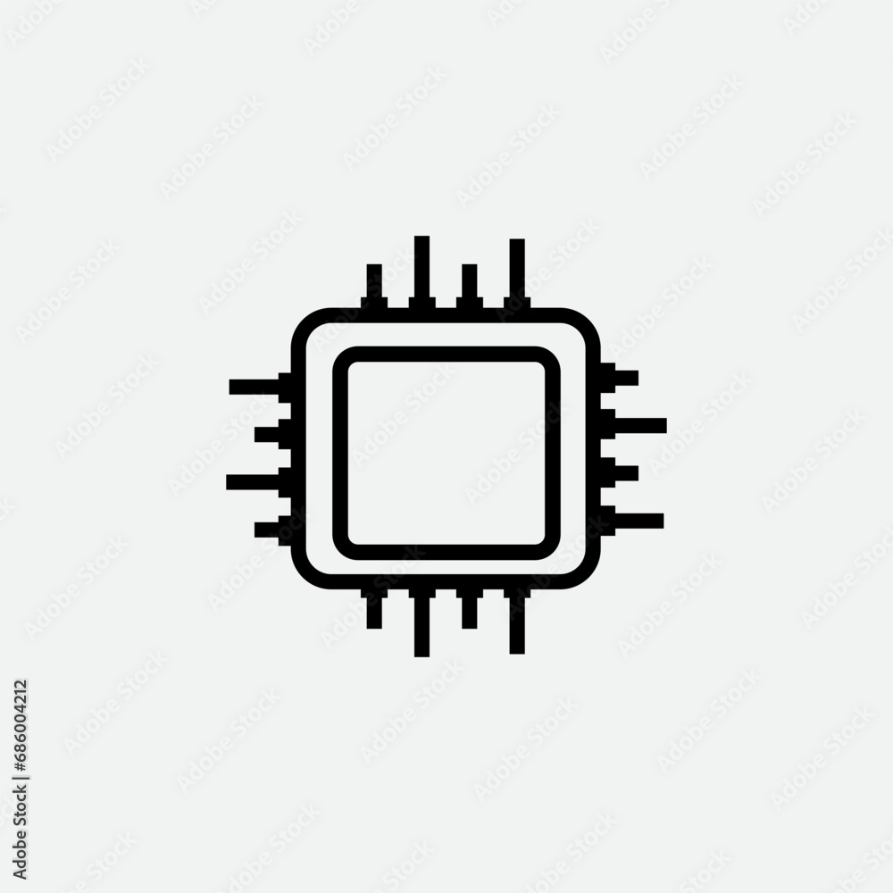 Circuit icon ,AI icon flat style vector logo design Circuit icon ,AI icon flat style vector logo design