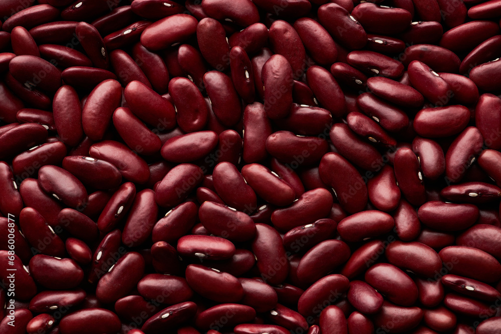 Macro shot of red beans texture as top view food background, copy space Macro shot of red beans texture as top view food background, copy space