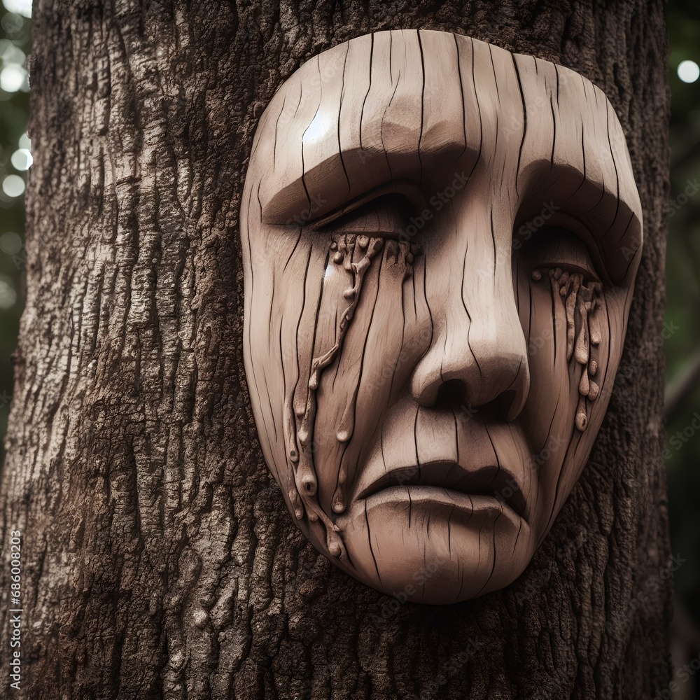 Crying Tree, Deforestation, Climate change and cutting down tree