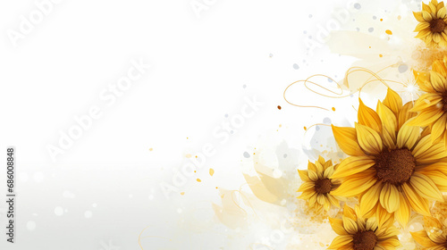 yellow flower background
