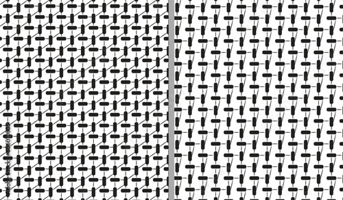 palestine scarf pattern in flat flat