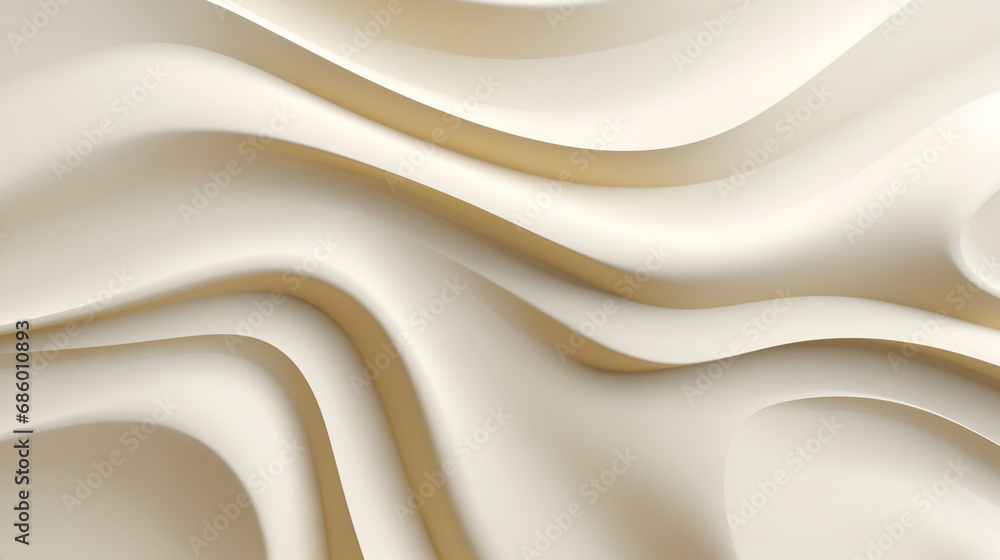 Obraz premium abstract background with waves, silk texture, white backdrop with texture