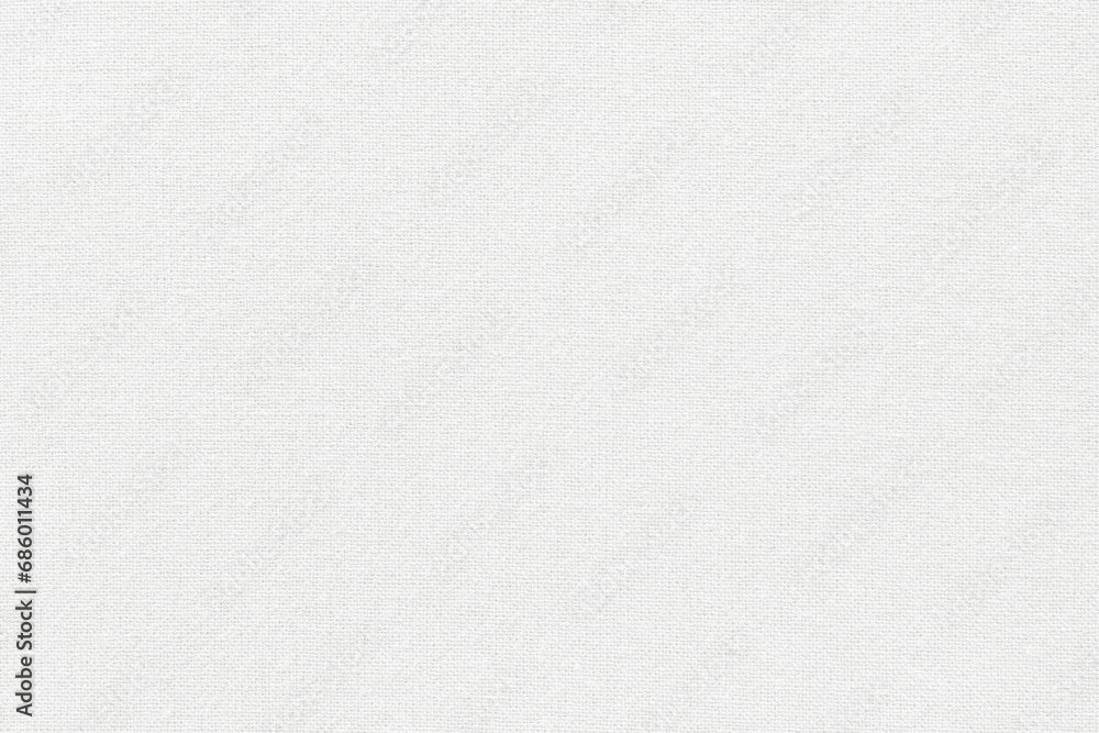 White fabric cloth texture for background, natural textile pattern. - obrazy, fototapety, plakaty 