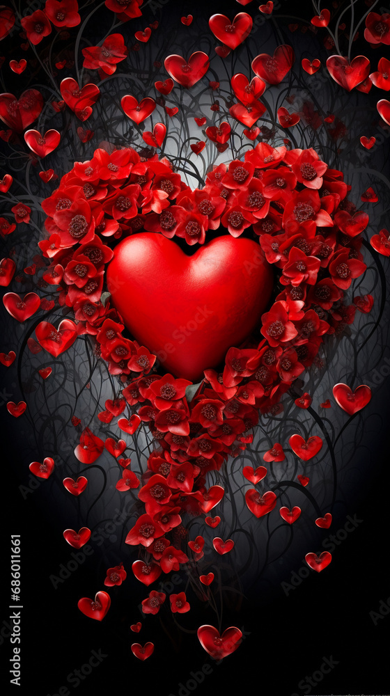 Valentine`s day background Valentine`s day background
