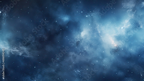 Galactic Space Background with Stars