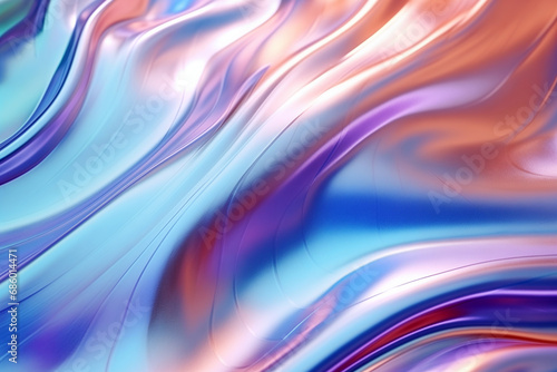 Wallpaper Mural background, abstract, iridescent holographic gradient, colourful structure of water glossy Torontodigital.ca