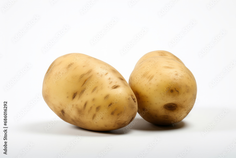 Realistic Potato - High Contrast Studio Photography Realistic Potato - High Contrast Studio Photography