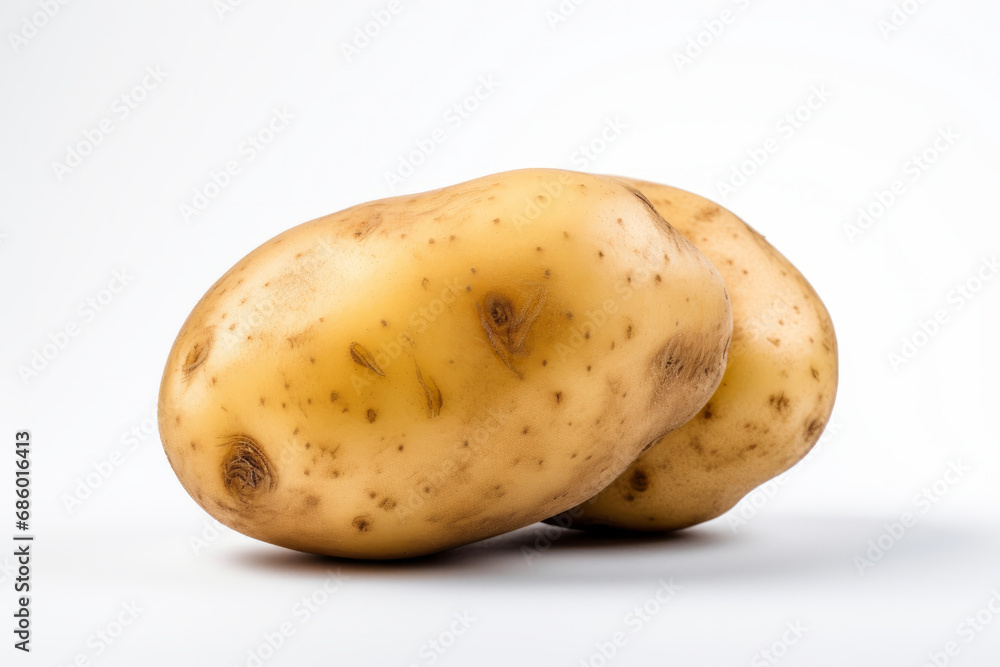 Realistic Potato - High Contrast Studio Photography Realistic Potato - High Contrast Studio Photography