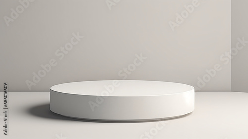 Clean product spherical pedestal or podium