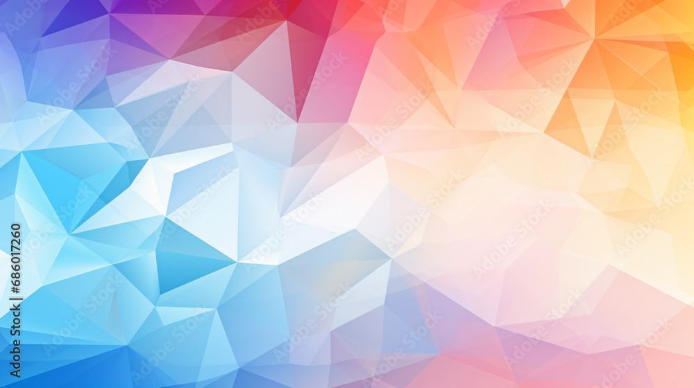 Colored abstract geometric flat pattern