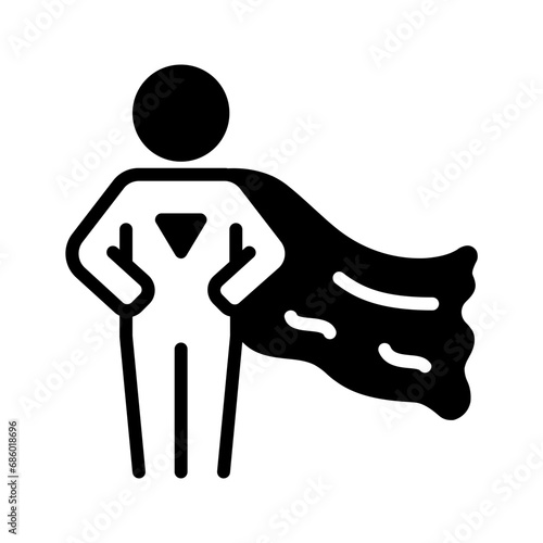 Solid black icon for Brave