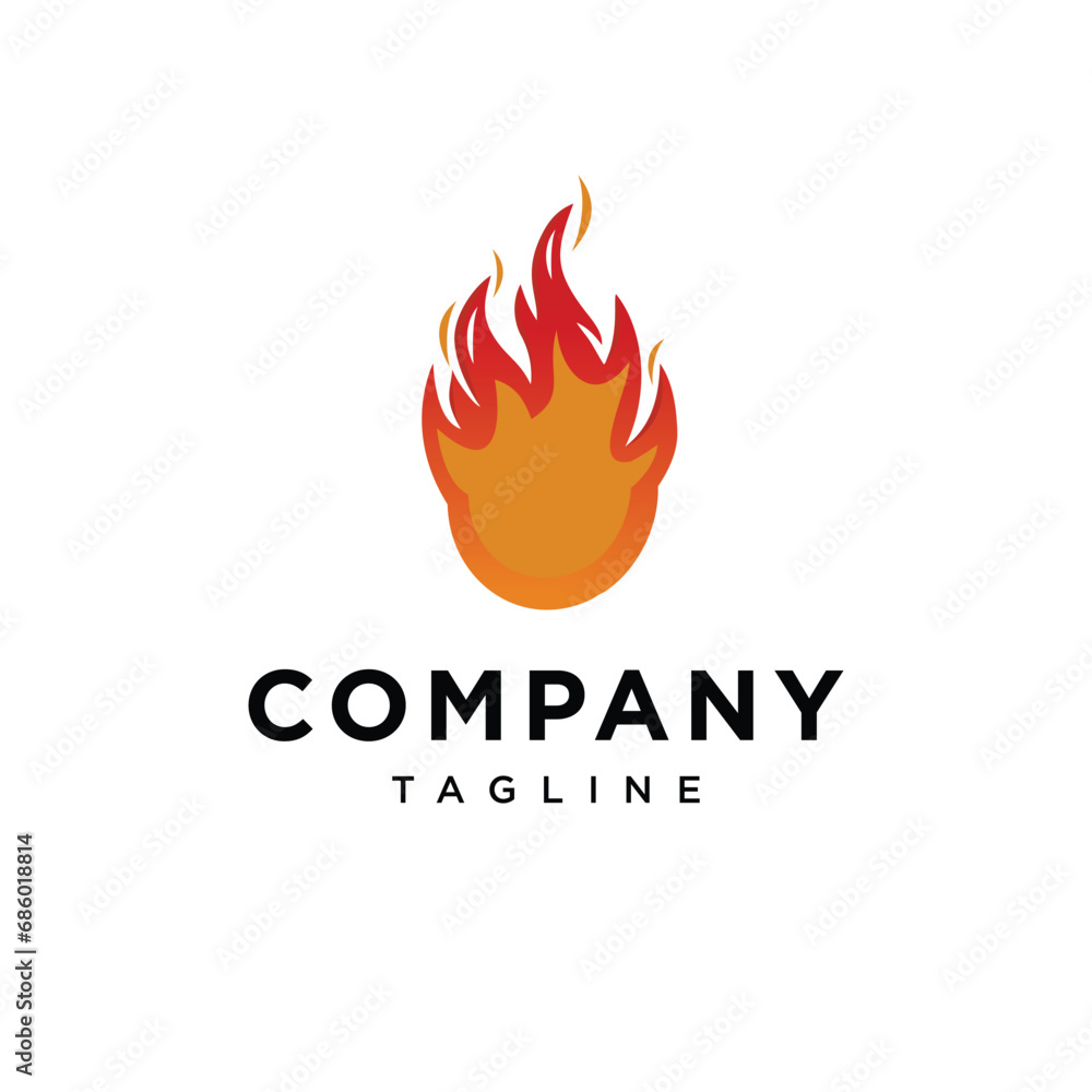 Fire logo icon vector template.eps Fire logo icon vector template.eps