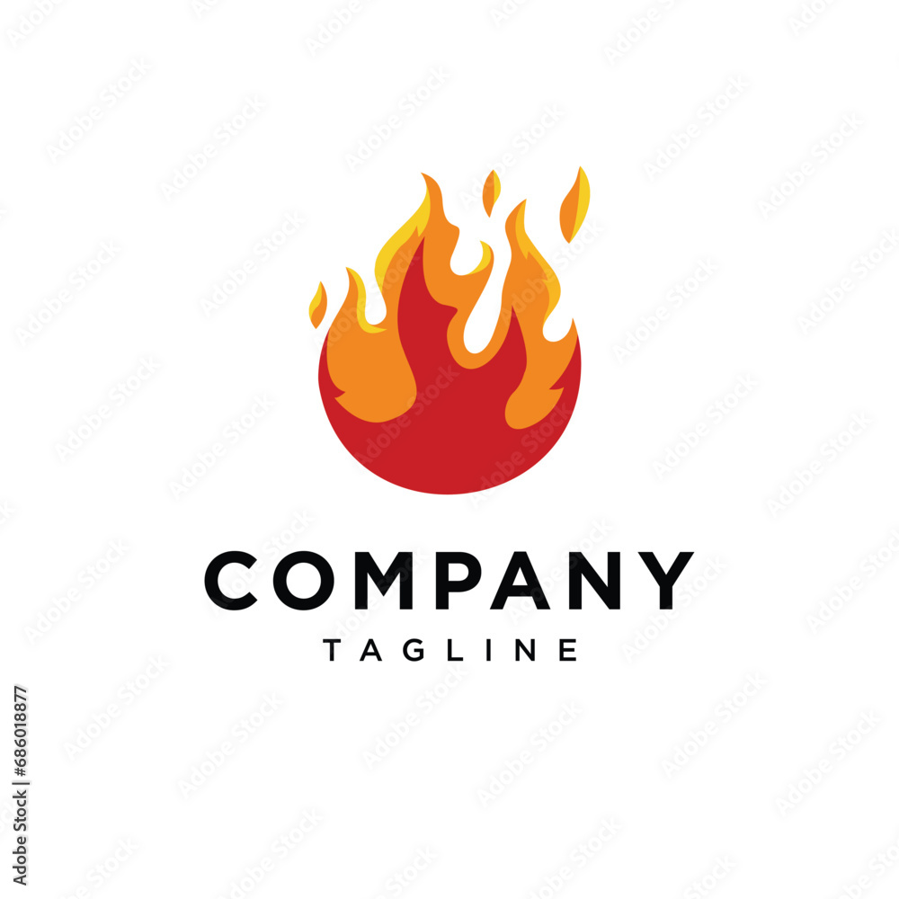 Fire logo icon vector template.eps Fire logo icon vector template.eps