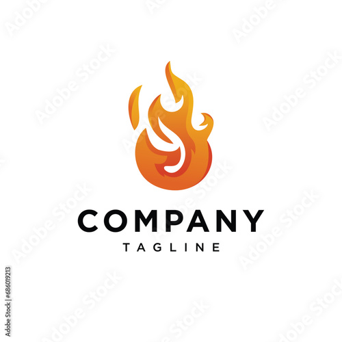 Fire logo icon vector template.eps