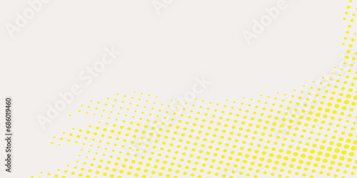 White background and yellow dot 