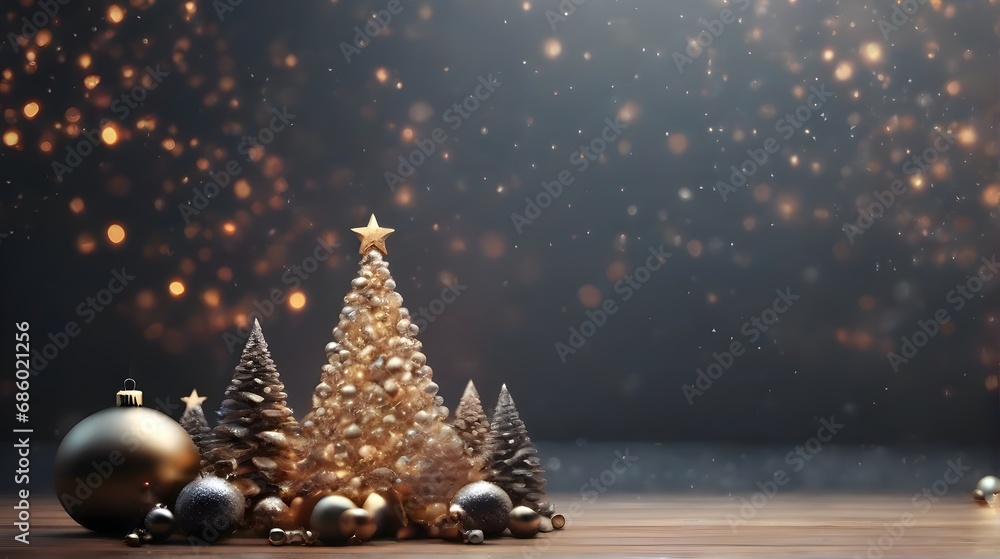 Christmas eve abstract background image, background image, AI generated