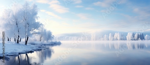Frozen winter scenery © AkuAku
