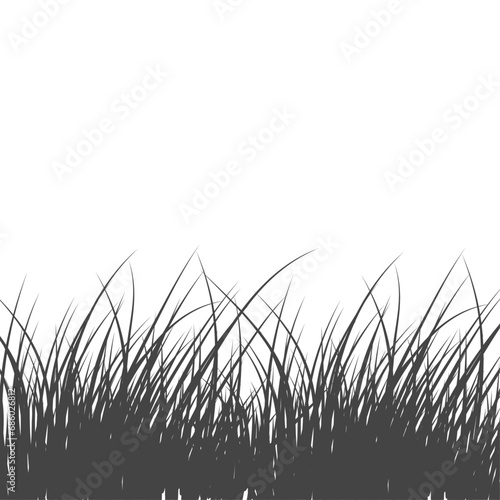 Natural green grass vector for eco, bio, and nature design