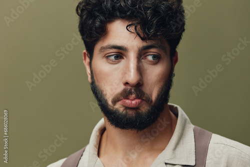 Man guy caucasian background attractive adult young person isolated portrait handsome male © SHOTPRIME STUDIO