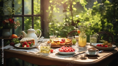 Quaint and charming countryside brunches photo