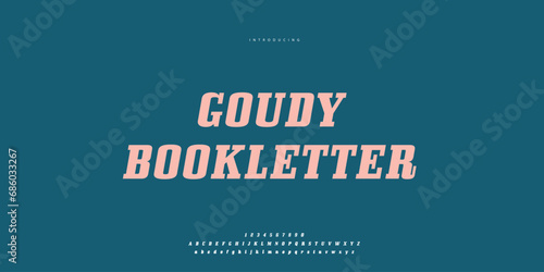 Hand drawn elegant alphabet letters font and number. Classic Lettering Minimal Fashion Designs. Typography modern Sen serif fonts regular decorative vintage concept. vector illustration