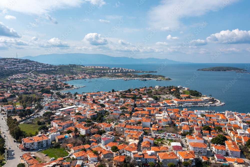 Foca is a town and district in Turkey's Izmir Province, on the Aegean coast.