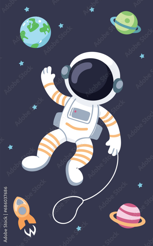astronaut in space astronaut in space