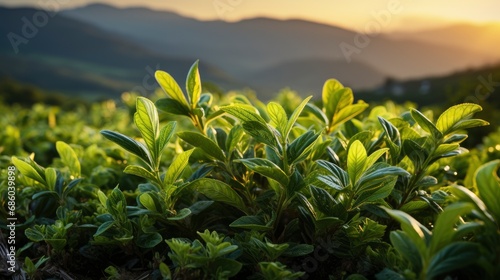 Tea Plantation Background Morning Light, HD, Background Wallpaper, Desktop Wallpaper 