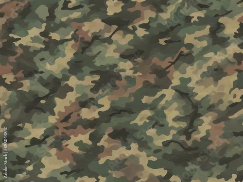Full seamless abstract military green color camouflage skin pattern for decor and textile. Army masking design for hunting textile fabric printing and wallpaper. Design for fashion and home design.