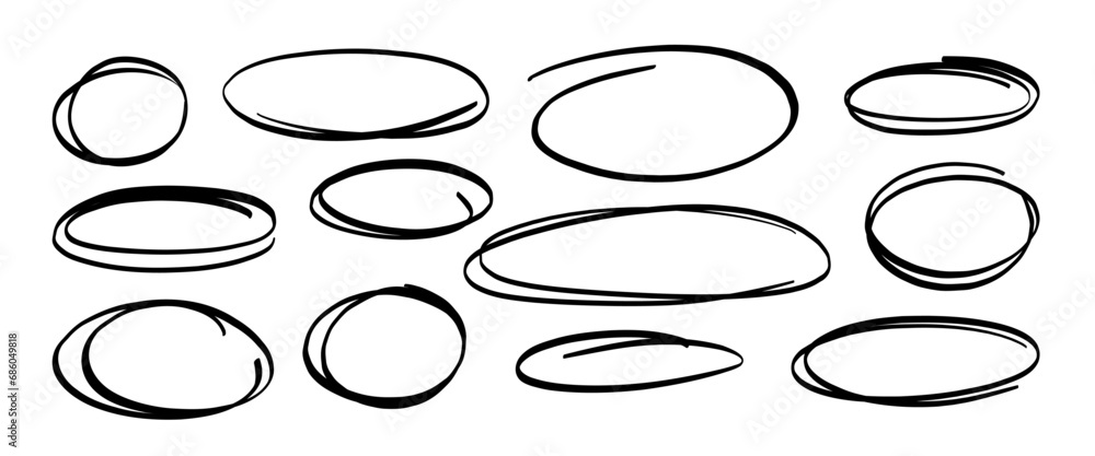 Hand drawn doodle vector set. Collection of cute hand drawn doodle. Hand drawn doodle vector set. Collection of cute hand drawn doodle.