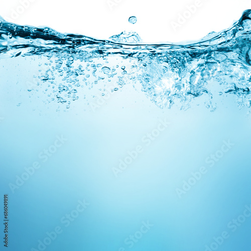Water splash isolated over transparent PNG