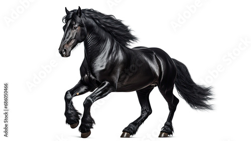 Black horse . Isolated on Transparent background. ©  Mohammad Xte