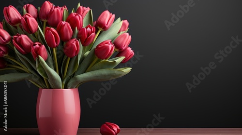 Natural Bouquet Spring Tulips Red, HD, Background Wallpaper, Desktop Wallpaper 