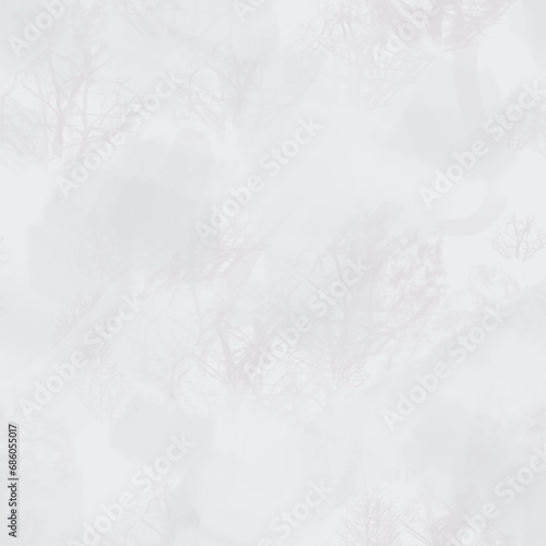 seamless hand-drawn background with snowflakes