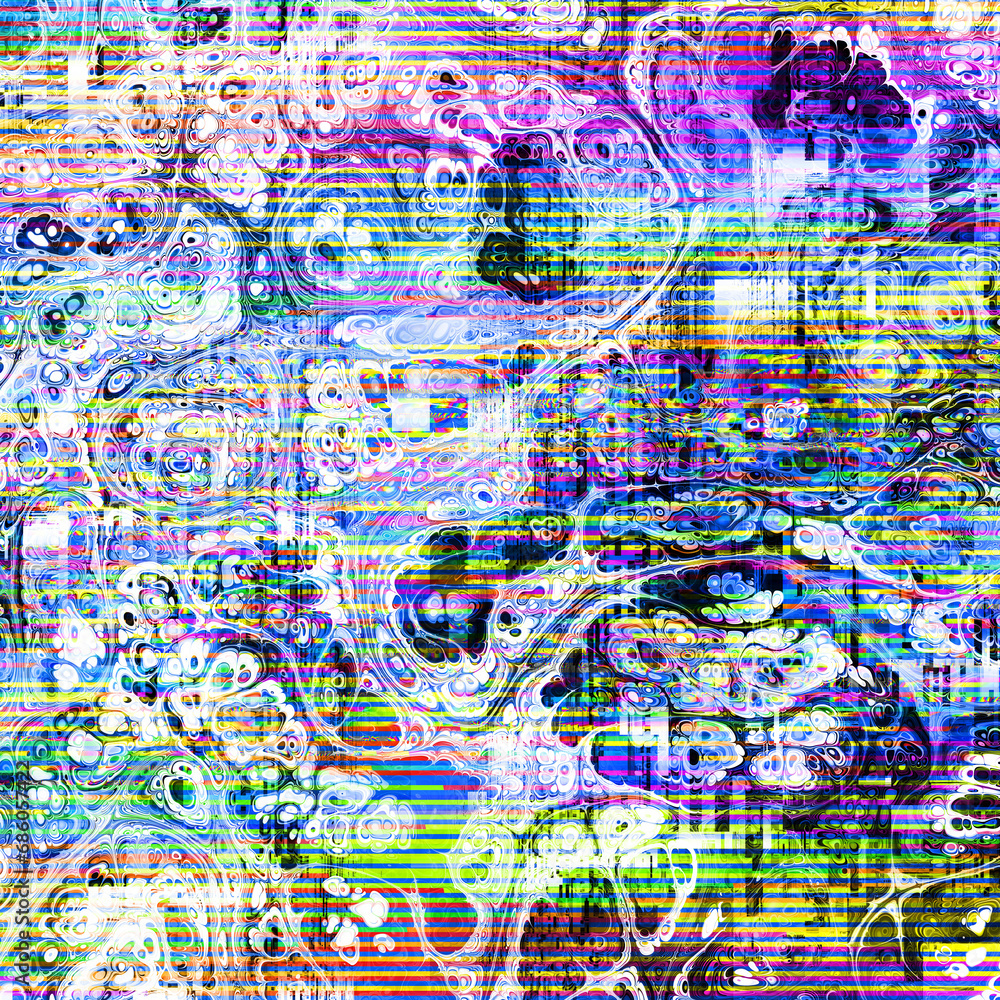 TV noise static effect, abstract glitch background. Fractal digital art pattern TV noise static effect, abstract glitch background. Fractal digital art pattern