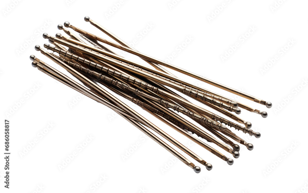 A Realistic Image of Bobby Pins, Your Everyday Hair Styling Essential on White or PNG Transparent Background A Realistic Image of Bobby Pins, Your Everyday Hair Styling Essential on White or PNG Transparent Background