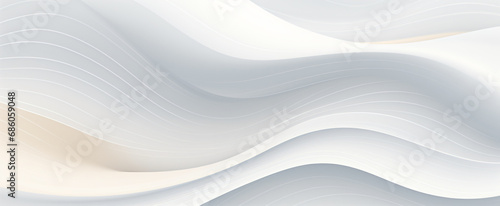 Abstract white wavy curve texture
