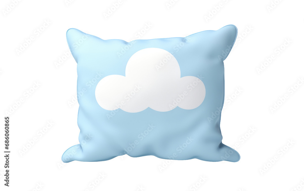 A Realistic Image Showcase of Plush Cloud Inspired Cushions on White or PNG Transparent Background A Realistic Image Showcase of Plush Cloud Inspired Cushions on White or PNG Transparent Background