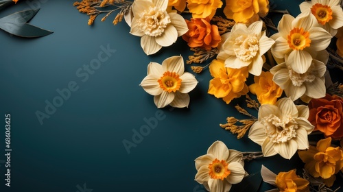 Flower Narcissus Chalkboard Text Spring Break, HD, Background Wallpaper, Desktop Wallpaper 